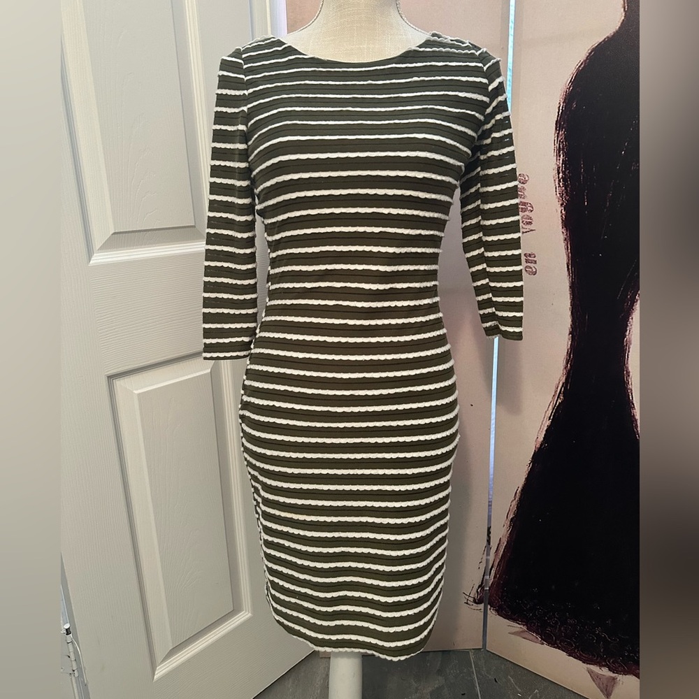 Grayson Fitted long sleeve Cotton Dress size S